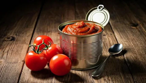 رب گوجه قوطی ستاره دخت تازه و طبیعی با عطر گوجه رسیده